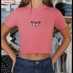 Brandy Melville Butterfly Tee
